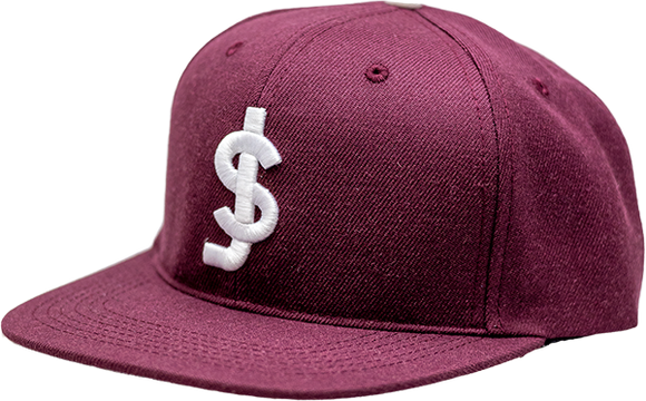 Shake Junt Jawn Skate Skate HAT - Adjustable Burgundy  