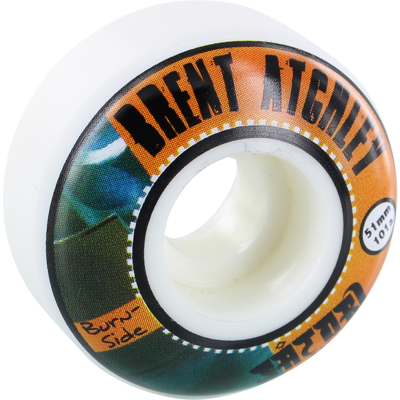 Satori Atchley Burnside 51mm 101a White Skateboard Wheels (Set of 4)