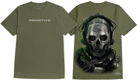 Primitive Ghost T-Shirt - Size: MEDIUM Military