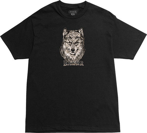 Baker Wolf T-Shirt - Size: SMALL Black