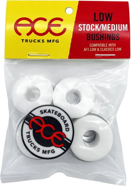 Ace Low Std/Stock Bushings Kit 91a/86a White 2pr