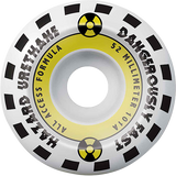 Hazard Aa Emergency Conical 52mm White/Yellow Skateboard Wheels (Set of 4)