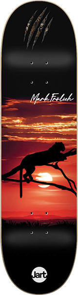 Jart Frolich Tiger Sunset Skateboard Deck -8.0 DECK ONLY