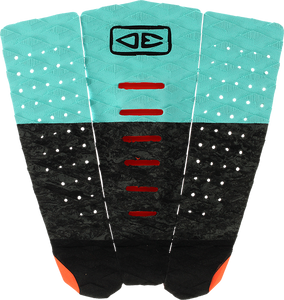 O&E Ocean & Earth Micro Grom 3 PIECE Tail Pad Black/Aqua