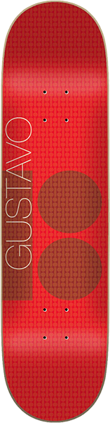 Plan B Gustavo Varnish Skateboard Deck -7.87 DECK ONLY