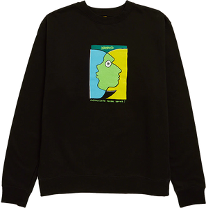 Krooked Freak Shows Crew Sweatshirt - SMALL Black