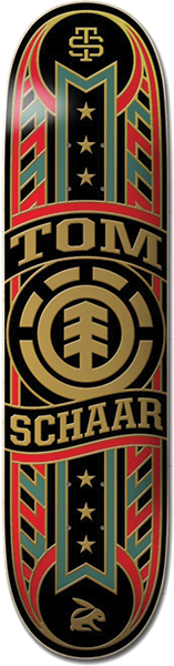 Element Schaar Banner Year Skateboard Deck -8.0 DECK ONLY