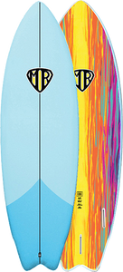 Ocean and Earth Epoxy Softboard 5'9"Mark Richards Twin Sky Blue