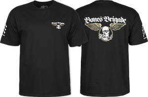 Bones Wheels Brigade An Autobiography T-Shirt - Size: SMALL Black