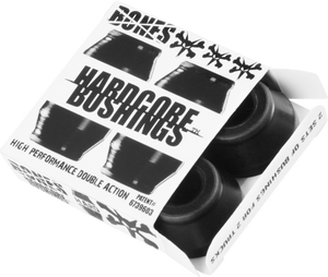 Bones Wheels Hardcore 4pc Hard Black/Black Bushings