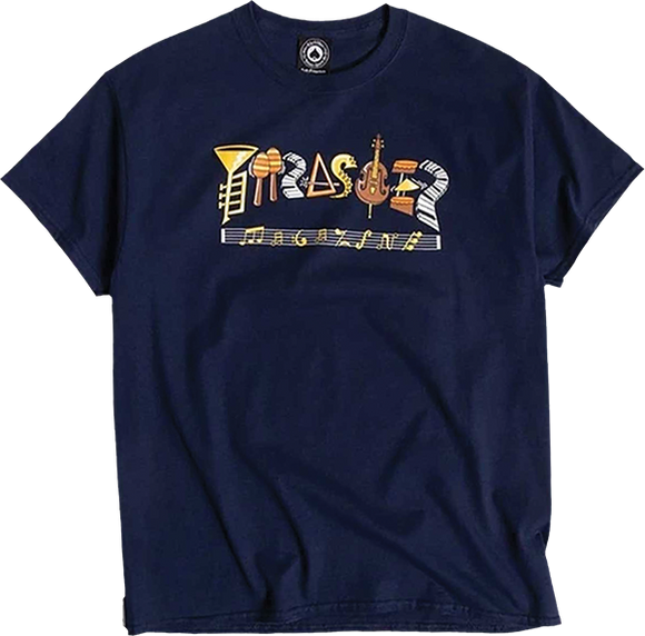 Thrasher Fillmore Logo T-Shirt - Size: SMALL Navy