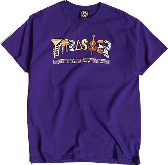 Thrasher Fillmore Logo T-Shirt - Size: LARGE Purple