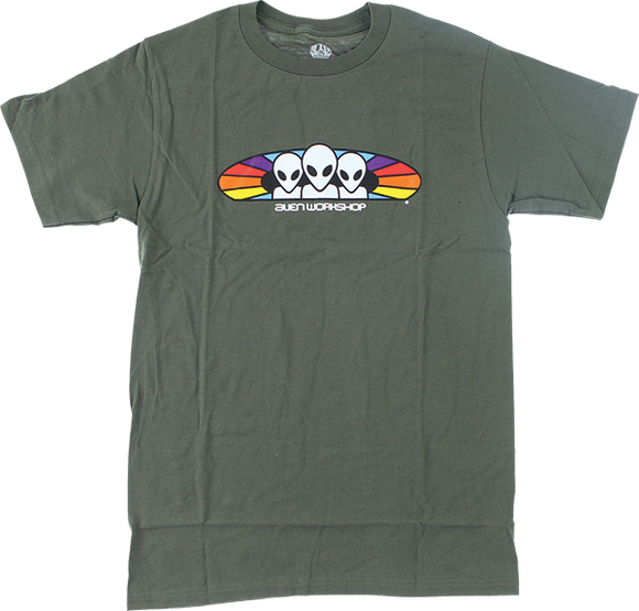 Alien Workshop Spectrum T-Shirt - Size: MEDIUM Olive