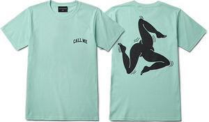 Call Me 917 Legs Island T-Shirt - Size: SMALL Reef Green