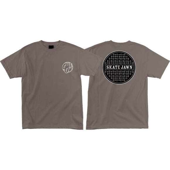 OJ Wheels Skate Jawn T-Shirt - Warm Grey