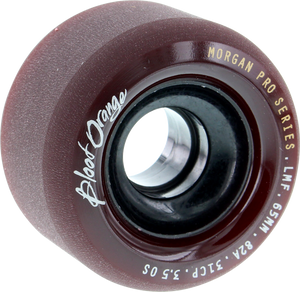 Blood Orange Morgan 65mm 82a Midnight Maroon Longboard Wheels (Set of 4)