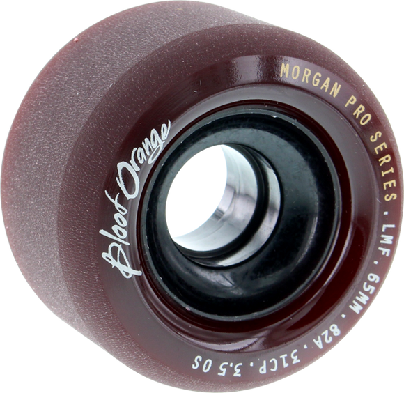 Blood Orange Morgan 65mm 82a Midnight Maroon Longboard Wheels (Set of 4)