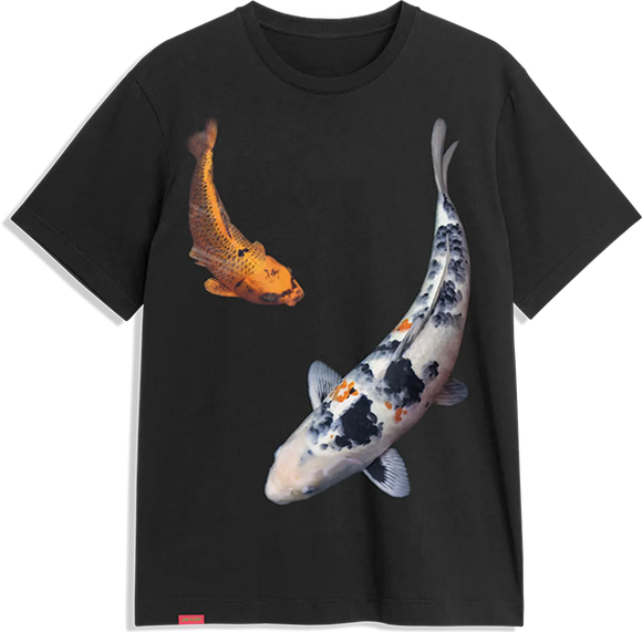 Jacuzzi Koi T-Shirt - Size: X-LARGE Black