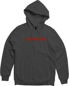 Deathwish Creepy Crawlers Hooded Sweatshirt - SMALL Heather Grey